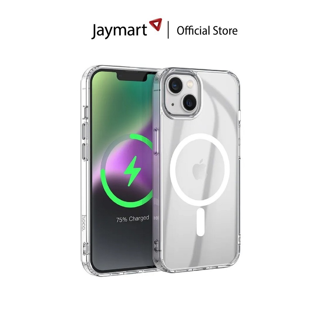 HOCO Magnetic series airbag anti-fall protective shell for iPhone 14 Series (สินค้าของแท้) By Jaymar