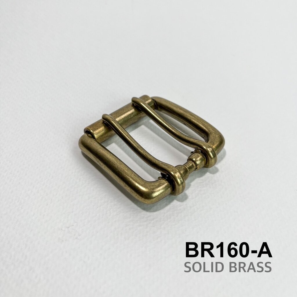 ฺBR160-A หัวเข็มขัดทองเหลืองทำผิวสนิม ขนาด 38มิลหรือ 1.5นิ้ว ** ราคาต่อชิิ้น**