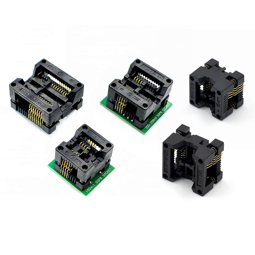 อะแดปเตอร์แปลงซ็อกเก็ต 150mil 200MIL SOIC8 SOP8 เป็น DIP8 EZ