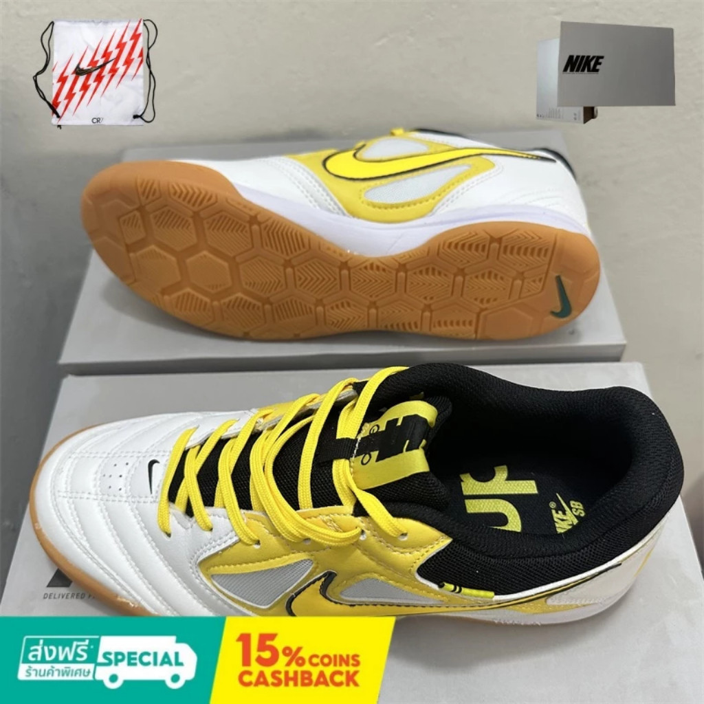 รองเท้าฟุตบอล Futsal Kasut Bola Sepak Supreme x Nike77 SB Gato Budak Murah สําหรับผู้ชาย ผู้หญิง จัดส่งฟรี