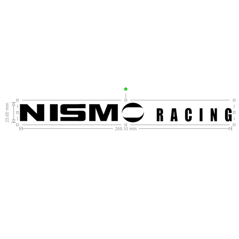 สติ๊กเกอร์ไดคัทติดรถยนต์ sticker PVC nismo racing