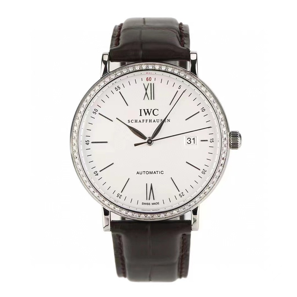 Iwc IWC IWC IWC IWC IW356501Rear Diamond Automatic Mechanical Men 's Watch 40mm