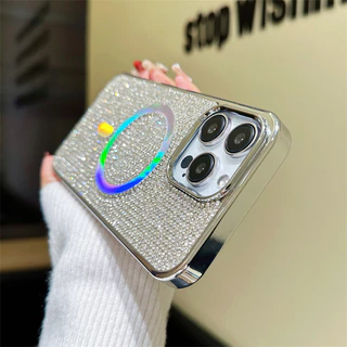 เคสโทรศัพท์มือถือ กันกระแทก ประดับเพชร วิบวับ หรูหรา สําหรับ Iphone 15promax 14promax 13promax 12promax 15pro 14pro 13 12pro 11