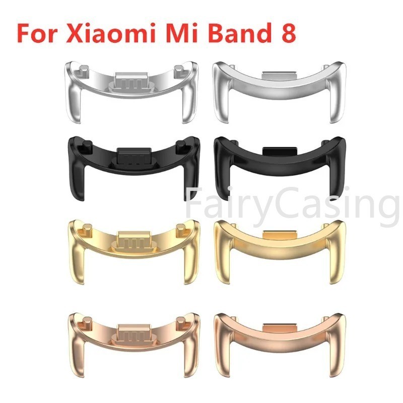 สายนาฬิกาสําหรับ Xiaomi Mi Band 10 9 8 12 มม. 14 มม. Link สิ่งที่แนบมาอุปกรณ์เสริมตัวเชื่อมต่อโลหะ Band ราคา ถูกที่สุด ดีลบีเคเค