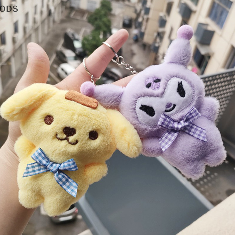 พวงกุญแจ จี้ตุ๊กตาการ์ตูน Hello Kitty Kuromi My Melody Cinnamoroll ของเล่นสําหรับเด็ก