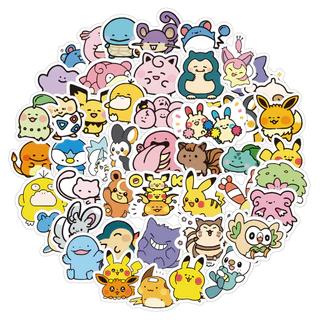 สติกเกอร์ น่ารัก 50ชิ้นสติกเกอร์กันน้ําไวนิล ง เอแคลส์ ถาม-รุ่นมินิสําหรับหมวกกันน็อคจักรยานกรณีดินสอ