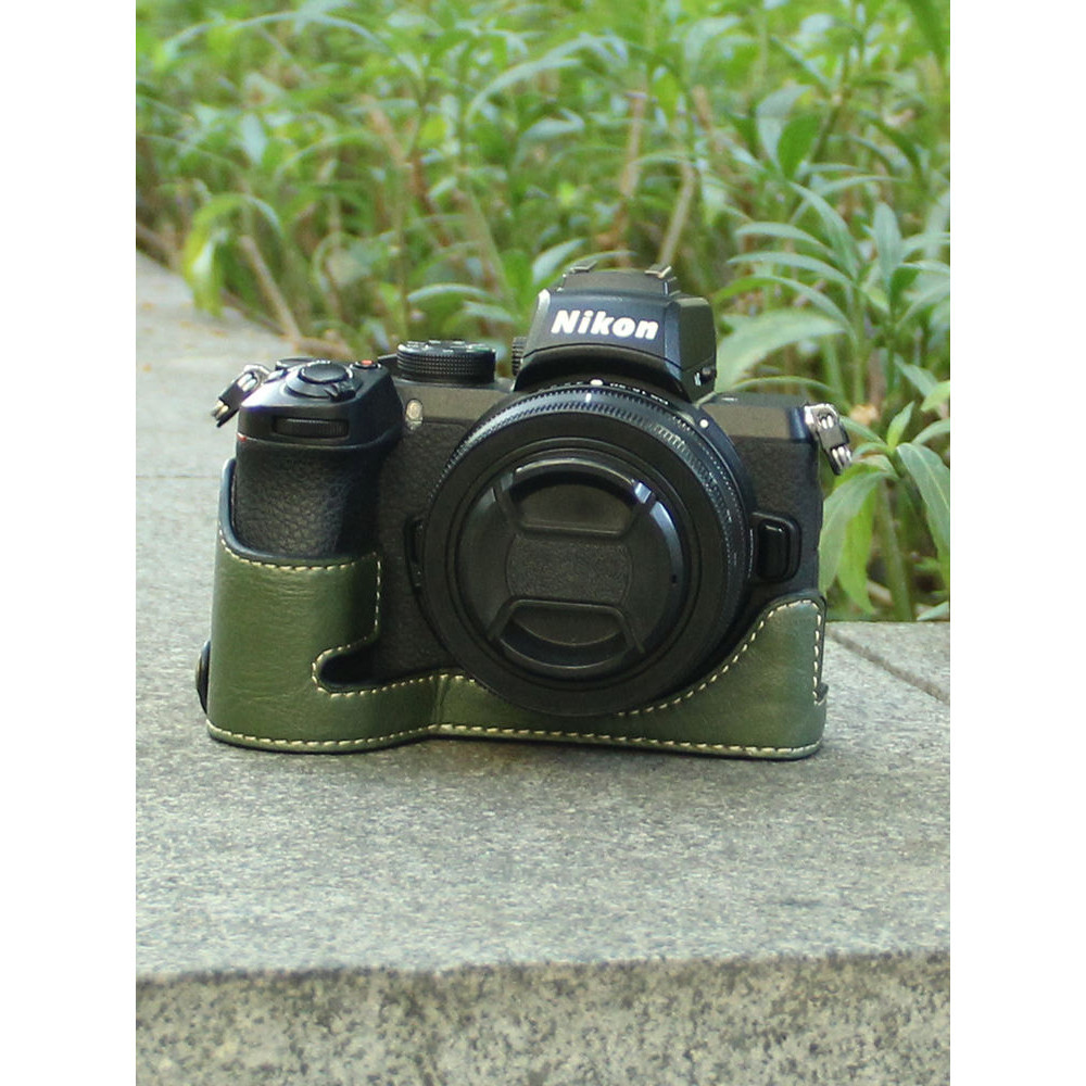 เหมาะสําหรับ Nikon Z5/Z6 ฐาน DF D850 SLR กล้อง Mirrorless Z30/Z50/D750 ป้องกันกรณี Z6II Retro Z7II D800 กระเป๋ากล้อง D800E หนัง D810 กระเป๋ากล้อง ZFC