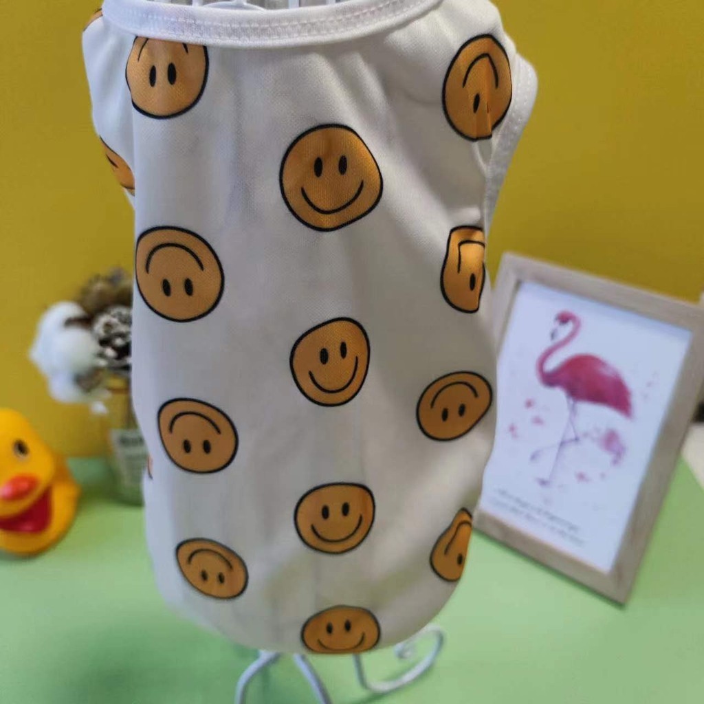 เสื้อกั๊ก ขนาดเล็ก ระบายอากาศได้ดี สไตล์ฝรั่งเศส แฟชั่นฤดูใบไม้ผลิ และฤดูร้อน สําหรับสัตว์เลี้ยง สุนัข - รูปที่ 6