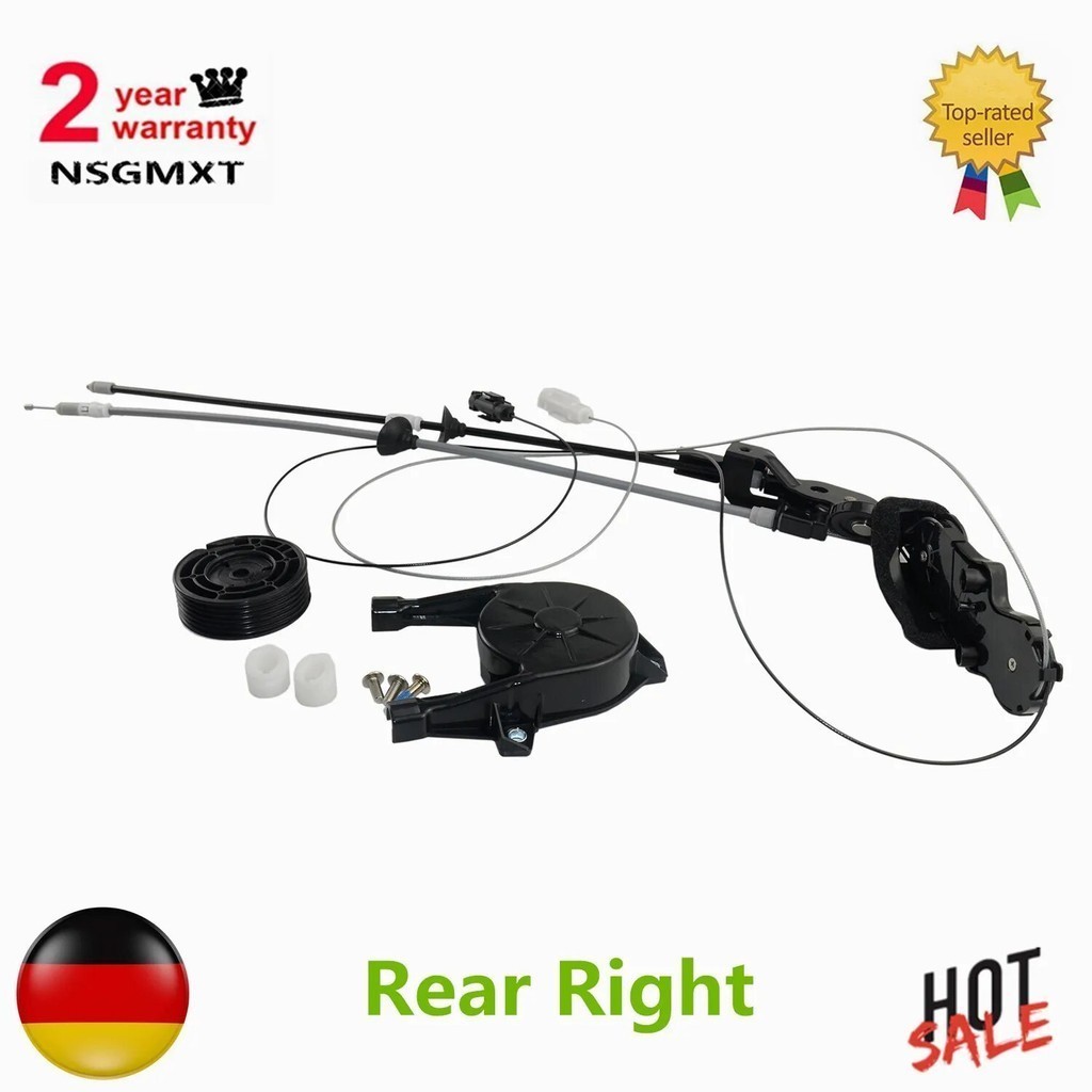 QP01 Sliding Door Cable Kit w/o Motor For Toyota SIENNA  Passenger Side 2004-2010 3.3L 3.5L OE# 6963