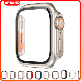 เคสนาฬิกาข้อมือ PC กระจก for Apple Watch SE 3 2 40 มม. 45 มม. 44 42 มม. 38 iWatch Series 11 10 9 8 7 6 5
