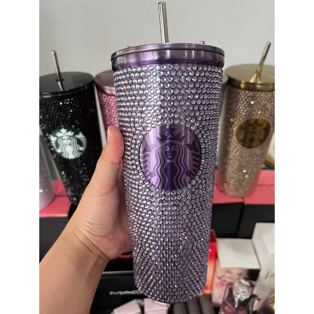 แก้วเก็บความเย็น [สินค้าถ่ายจากงานจริง] แก้ว Starbuck x Blackpink รุ่น Limited งานแต่งเพชรสวยมากกกก...  สแตนเลส 304 thumbnail 8
