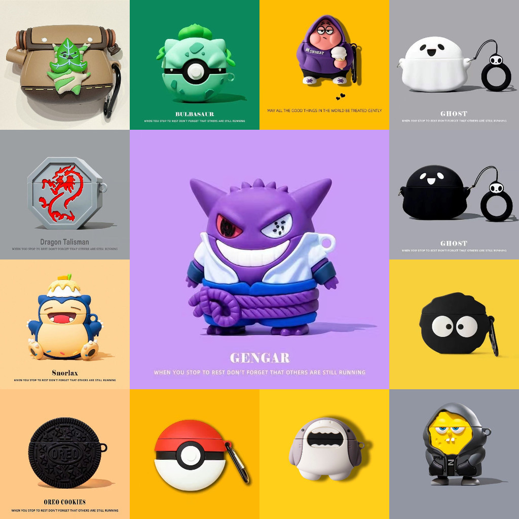 สําหรับ Lenovo Earbuds TA410 เคส Case เคสหูฟัง ตัวการ์ตูนซิลิโคนน่ารัก