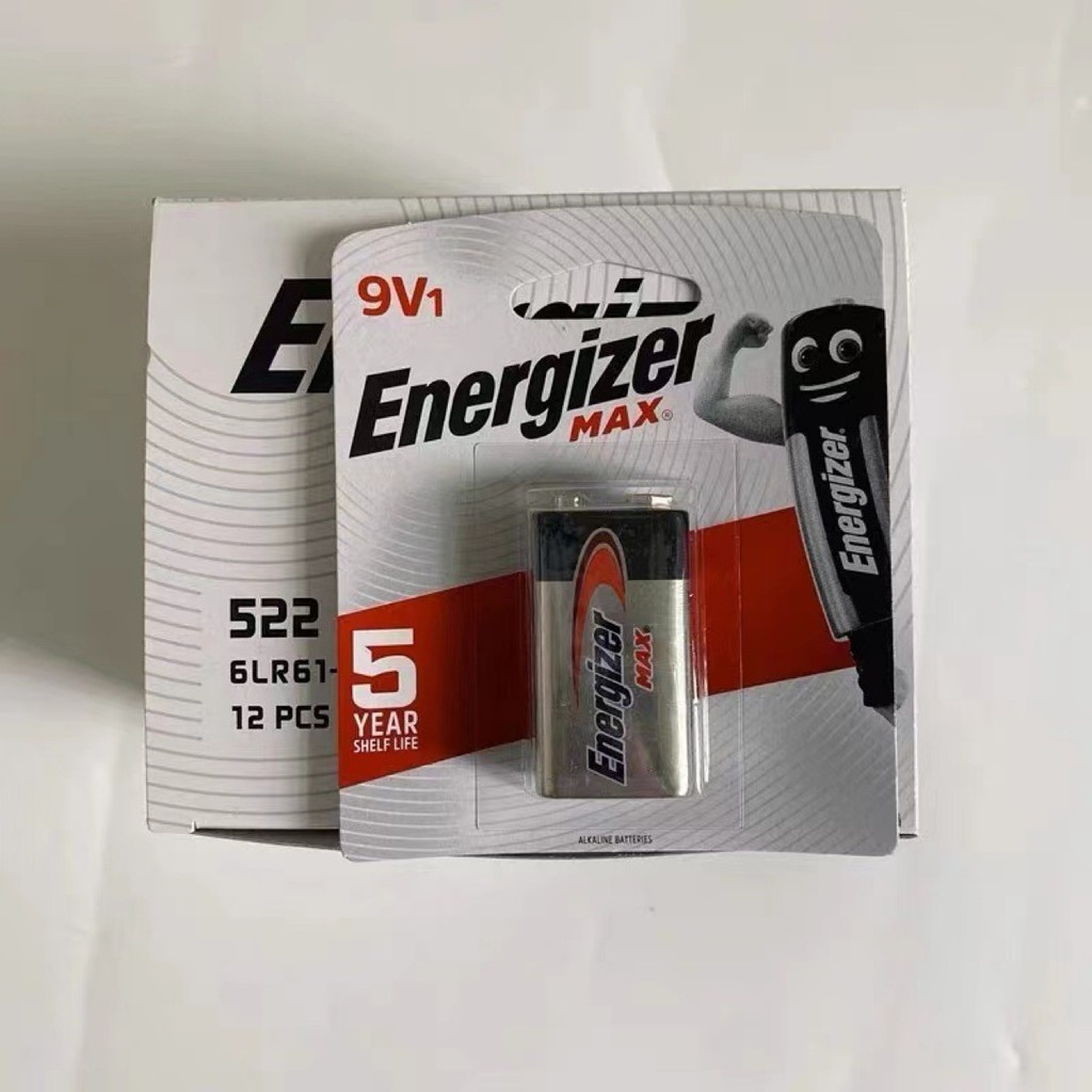 Energizer 9V Battery Alkaline Cube Malaysia 6 Lr61 5.22 Million Meter Instrument Battery