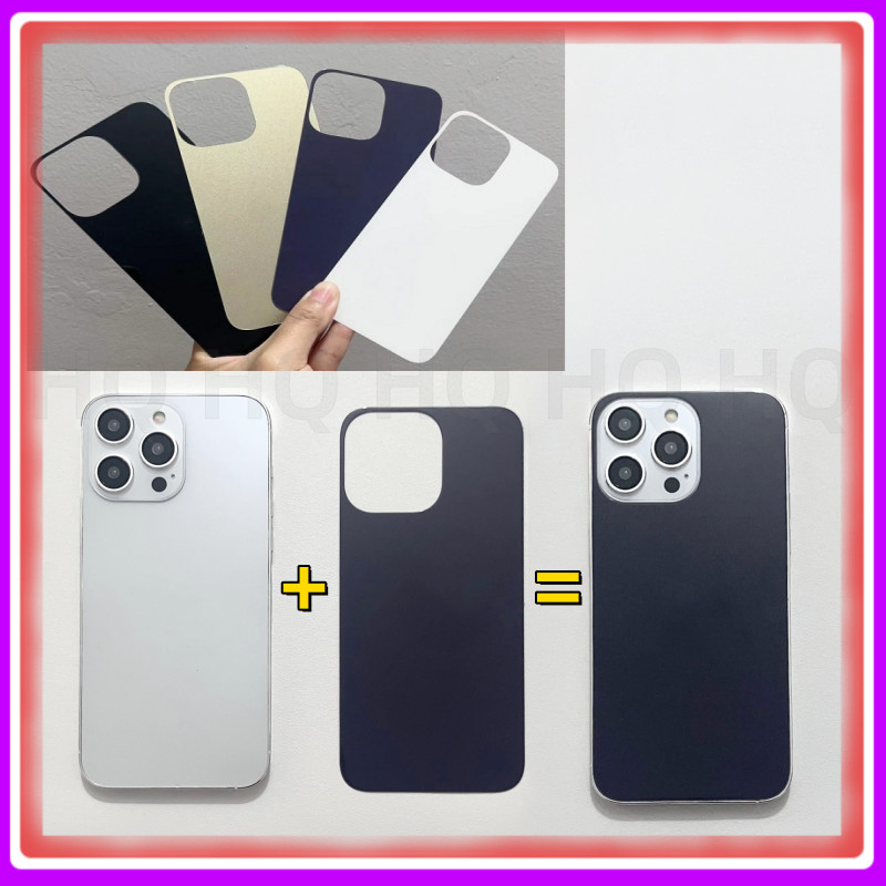 ฟิล์มกระจกนิรภัย ฟิล์มด้านหลัง iPhone 14 Pro Max สําหรับ iPhone 14Pro 9H กระจกนิรภัย ฟิล์มกันรอยหลัง