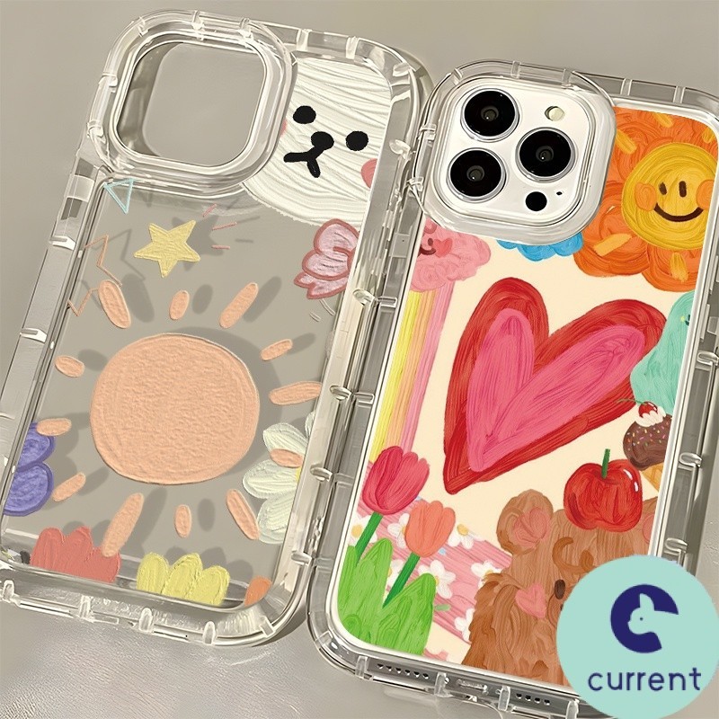 Anti shock ถุงลมนิรภัยกรณี Vivo V40 V27 Pro V29e V30 Pro V30e T1 Pro Y28 Y27s Y100 V40 Y33s Y36 Y75 