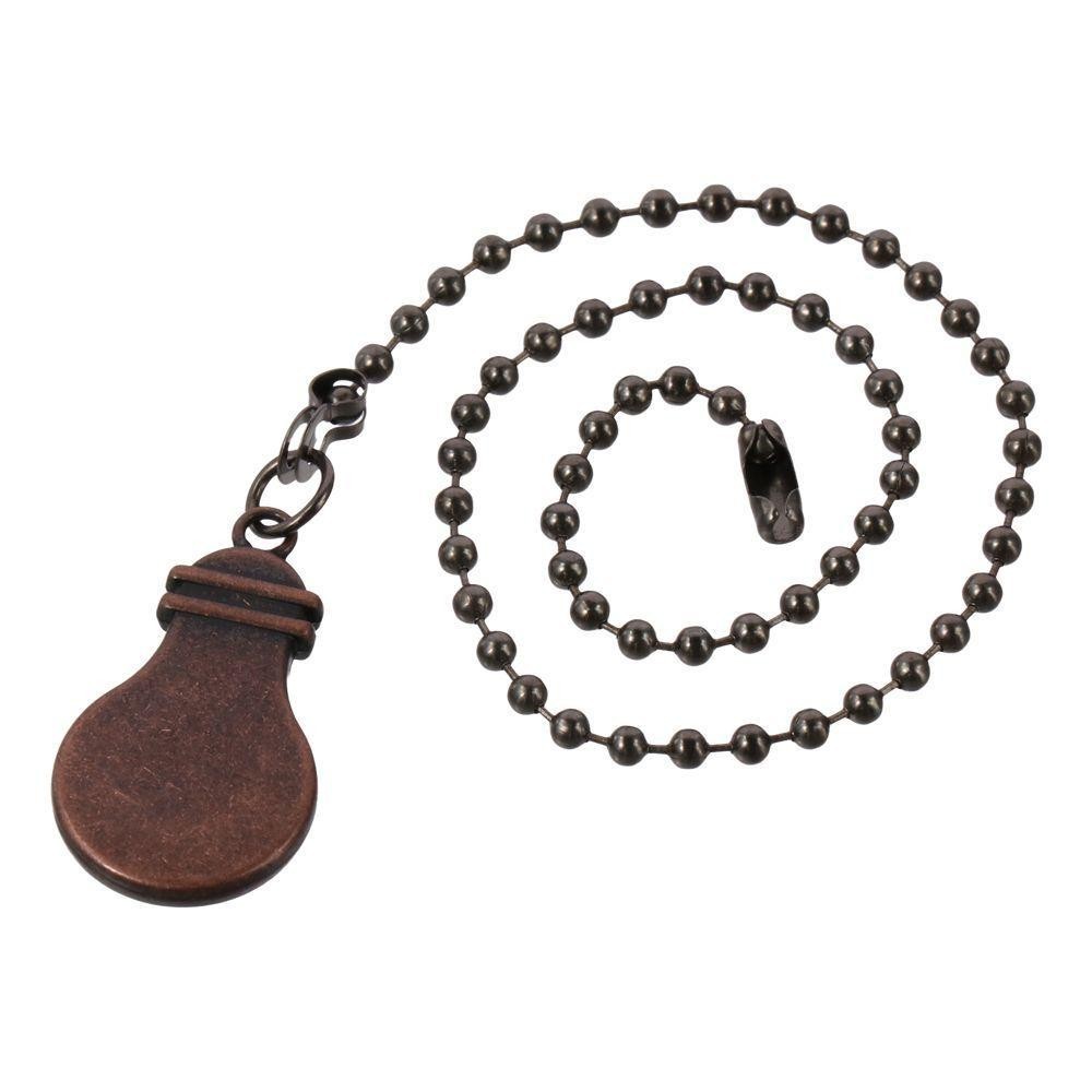 SIO ชุดโซ่ดึงไฟ, ตัวขยายโซ่พัดลมเพดานโลหะผสมสังกะสี 2 ชิ้น, หลอดไฟรูปพัดลมพัดลมเพดานรูปพัดลมโซ่พัดลม - รูปที่ 5