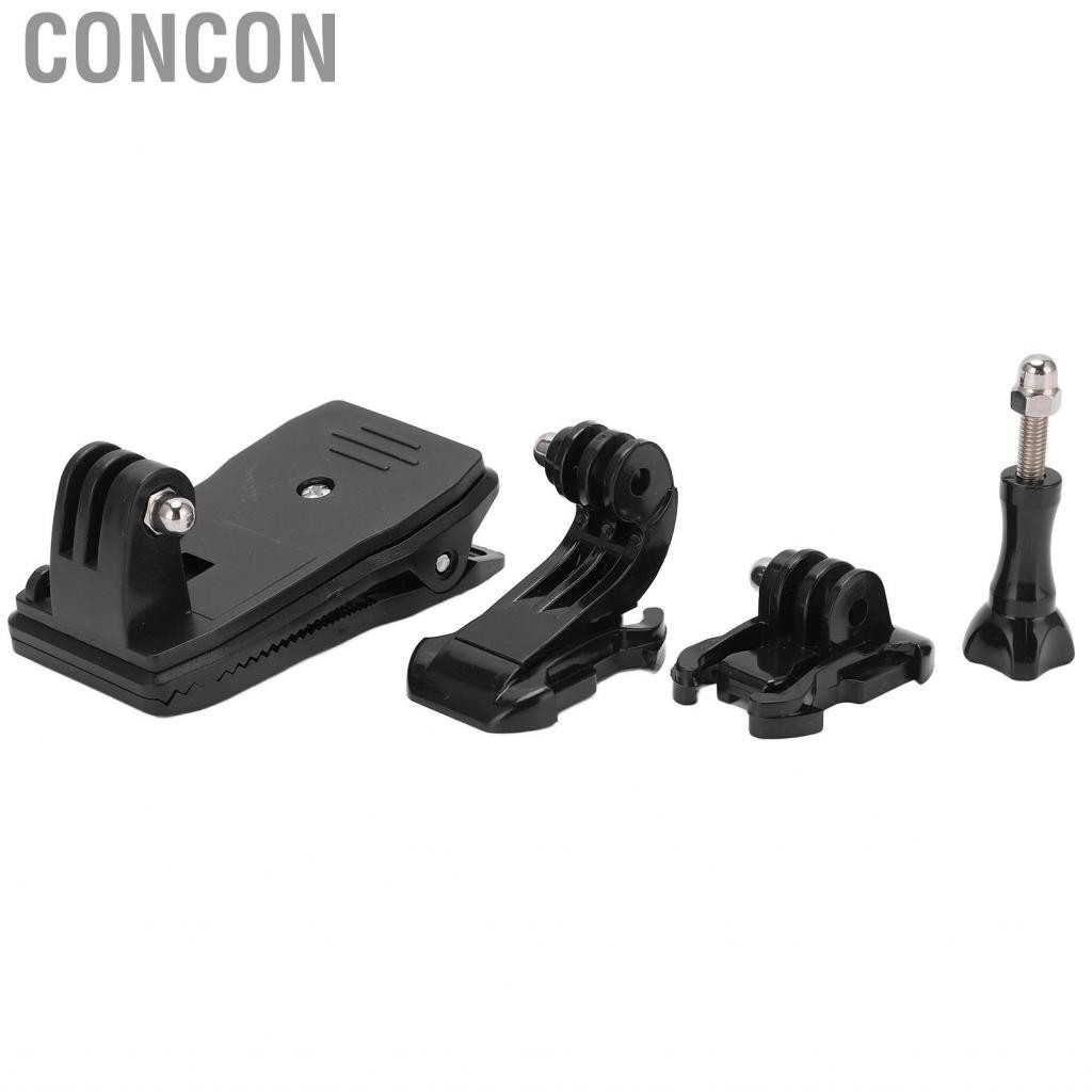Concon Action Camera Clip Easy To Install 360° Rotating Base Fluent Operation