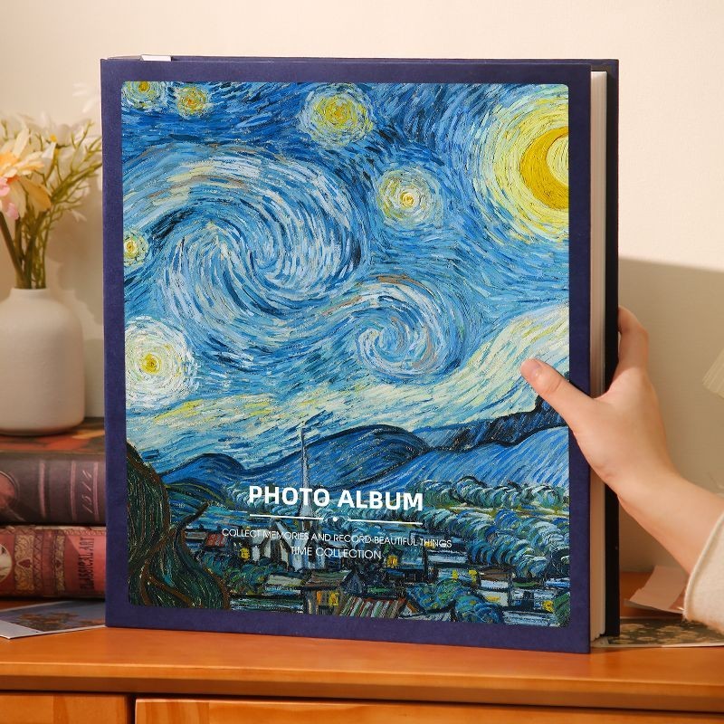 6 นิ้ว 800/1000 อัลบั้มภาพหนังสือความจุขนาดใหญ่ Monet อัลบั้มภาพครอบครัวการเจริญเติบโตของทารกหนังสือที่ระลึก