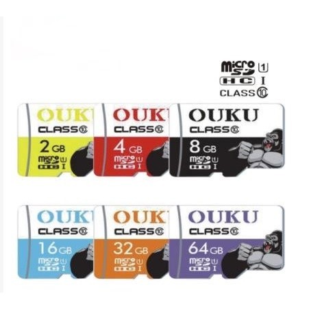Memory Card เมมโมรี่การ์ด Ouku kingkong Micro SD card Memory Card2GB 4GB 8GB 16GB 32GB 64GB กล้อง/ โทรศัพท์มือถือ