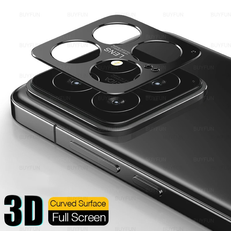 สําหรับ Xiaomi 14T 14 13 Pro 5G 2024 โลหะกล้องเลนส์ Protector แหวนฟิล์มสําหรับ Mi14 Mi13 Mi 14Pro 13Pro 14TPro Mi14T อลูมิเนียมปกหลังเลนส์