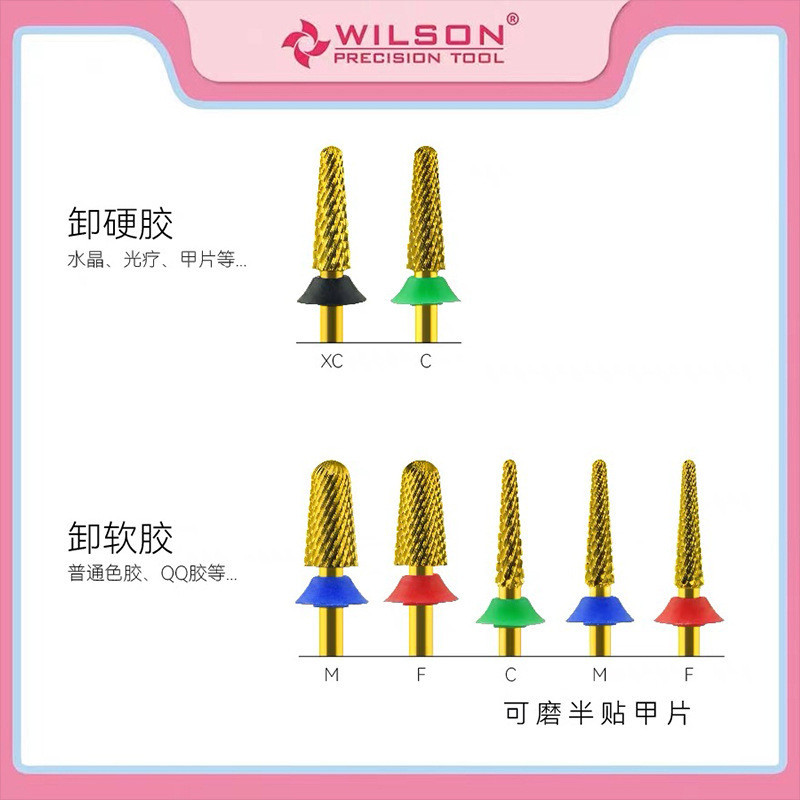 ✅ 【ลดกระหน่ํา】WILSON การขัดหัวเหล็กทังสเตนทังสเตนทั้งสองทิศทาง และหัวลูกครึ่งแผ่นไม้ตีขั้นตอนเครื่องมือทำเล็บ ราคา ถูกที่สุด ดีลบีเคเค แกลเลอรีภาพที่ 2