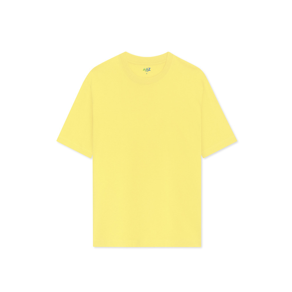 AIIZ (เอ ทู แซด) - เสื้อยืดคอกลมผู้ชาย ทรงหลวมสีพื้น Men's Relaxed Crew Neck T-Shirt