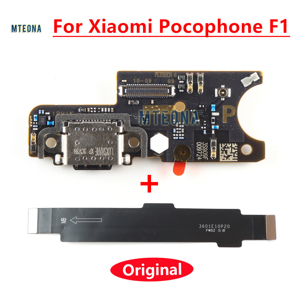 แท่นชาร์จ USB สําหรับ Xiaomi Pocophone Poco F1 พร้อมสายแพไมโครโฟน