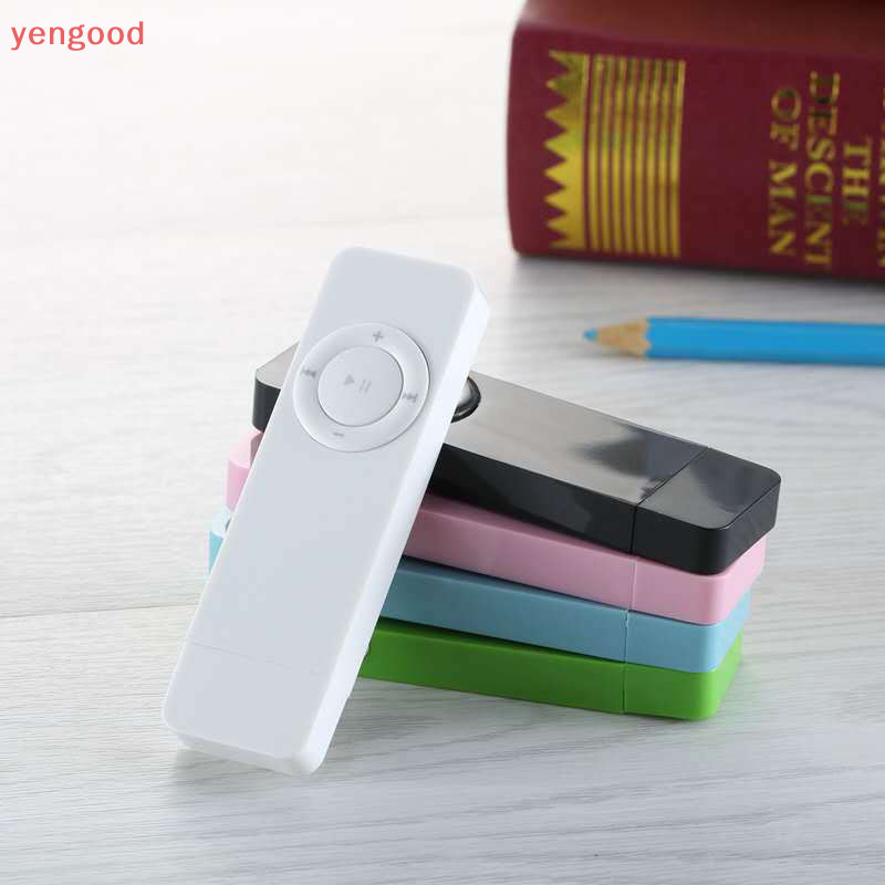(YGD) เครื่องเล่น Mp3 การ์ด Mp3 ขนาดเล็ก พร้อมหูฟัง แบบพกพา อุปกรณ์เสริม สําหรับเล่นกีฬา วิ่ง นักเรียน