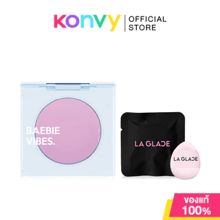 LA GLACE Baebie Vibes Cream Blush 3.8g ลากลาส บลัชออนเนื้อครีม