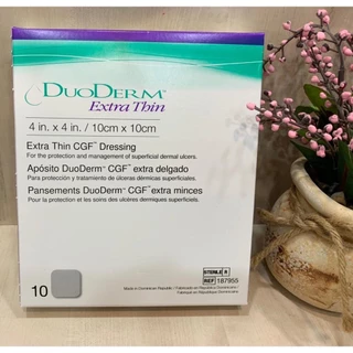 DuoDERM Extra Thin หมดอายุปี 2030 ขนาด10x10 cm (ขนาด 4"x4") แผ่นช่วยดูดซับของเหลวจากแผล ช่วยในการสมานแผล