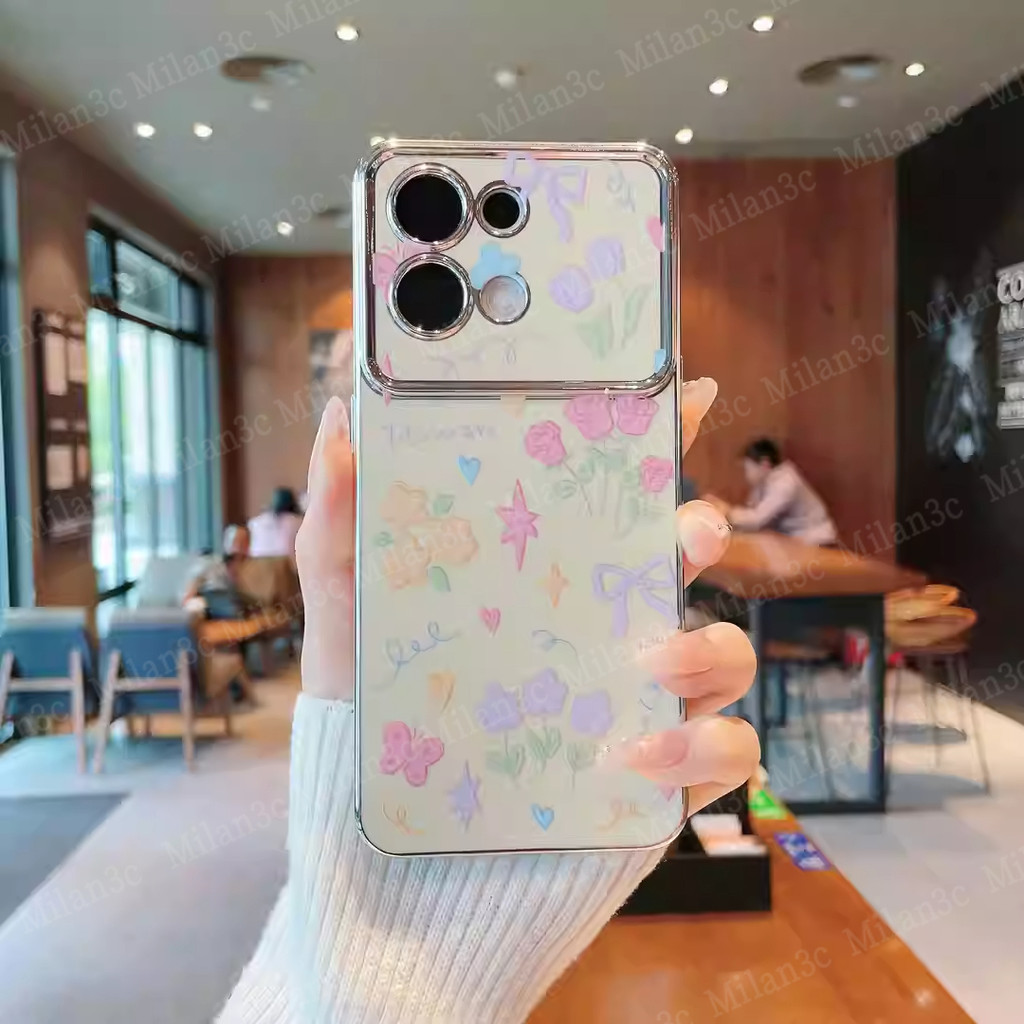 เคส OPPO Reno 13 14 5G เคส OPPO Reno13 14 Pro 5G เคสดอกไม้หลากสี เคสกันกระแทก กันฝุ่น