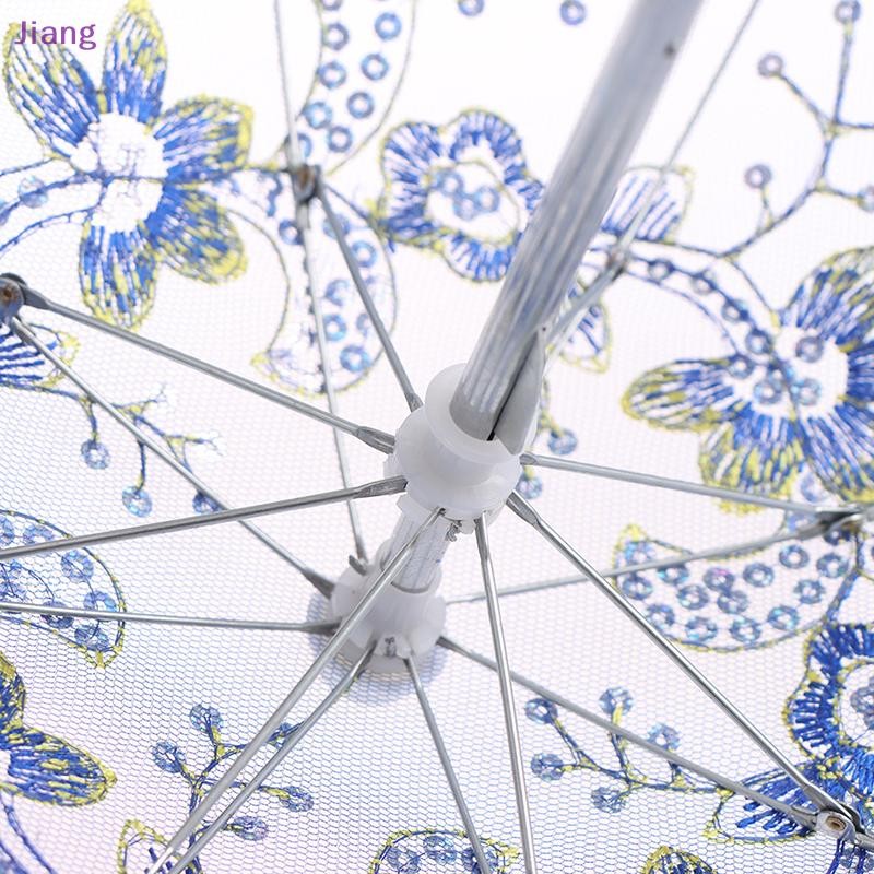 [Jiang] เด็กจีนวินเทจแฮนด์เมดลูกไม้ปักร่มเต้นรํางานแต่งงาน Prop TH - รูปที่ 4