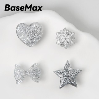 เกล็ดหิมะโปร่งใสcrcs Pins diy รองเท้าอุปกรณ์เสริม ins อุปกรณ…