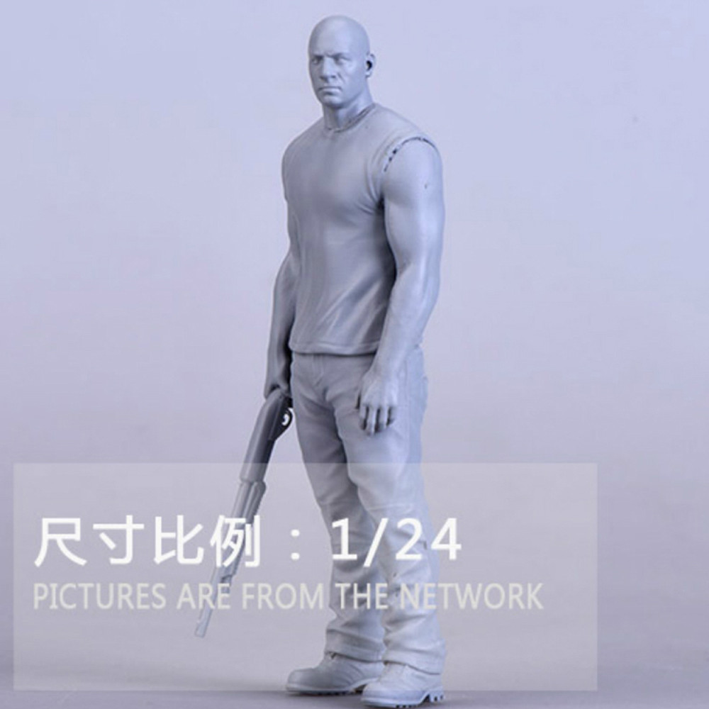 1/24 Shoulder Muscle Man, ฟิกเกอร์โมเดลเรซิ่น, GK, ชุดประกอบและไม่ได้ทาสี