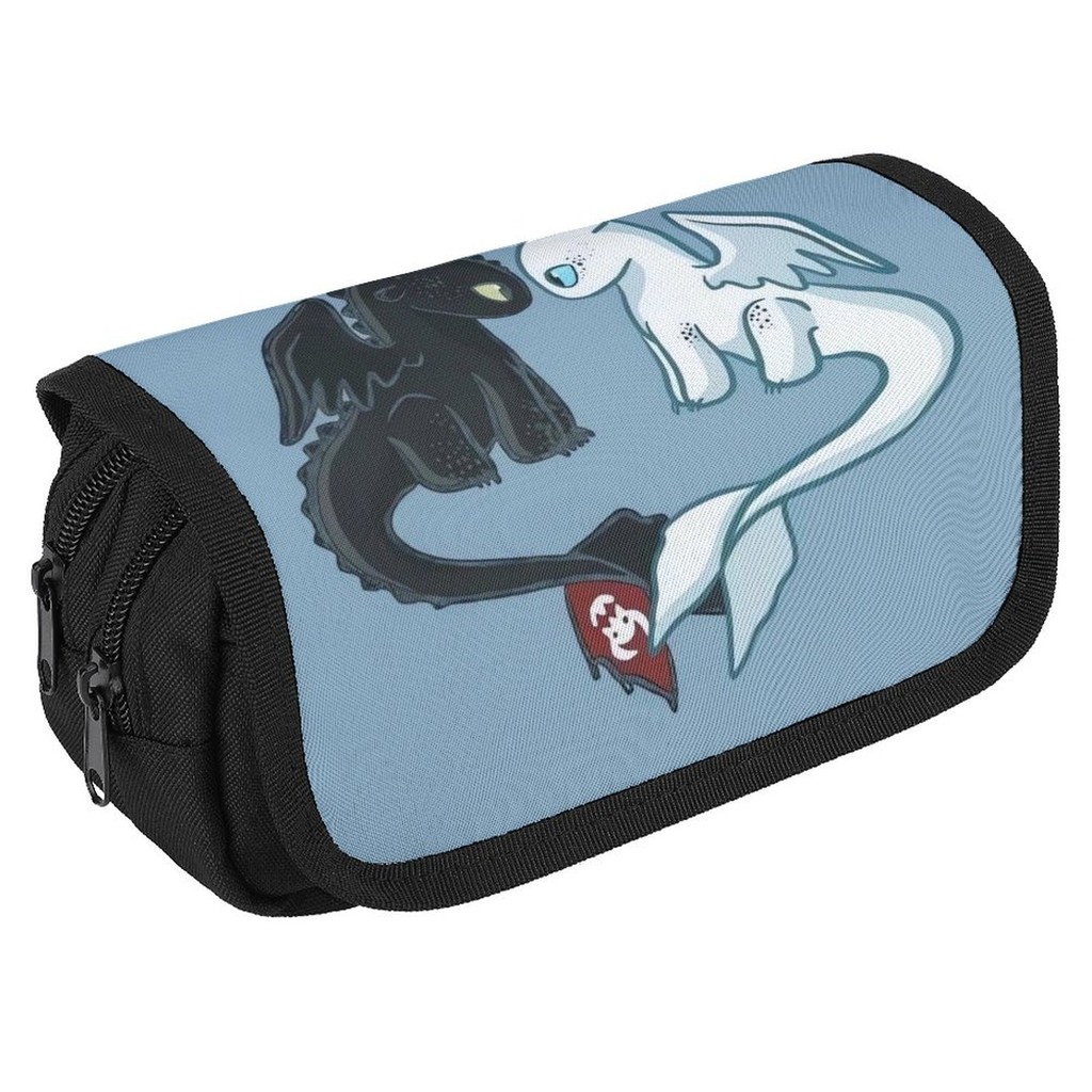 How To Train Your Dragon Pencil Case ความจุขนาดใหญ่กล่องเครื่องเขียนกระเป๋าเครื่องเขียนนักเรียนอุปกรณ์การเรียน
