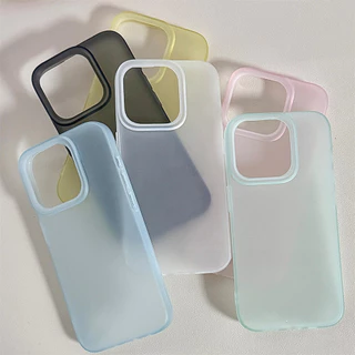 เคสโทรศัพท์ For iPhone 11 13 16 Pro Max Case iPhone 13 17 15 Pro Max 12 14 13 Pro Max Case 13 Pro สีลูกกวาดเคลือบน้ำตาล