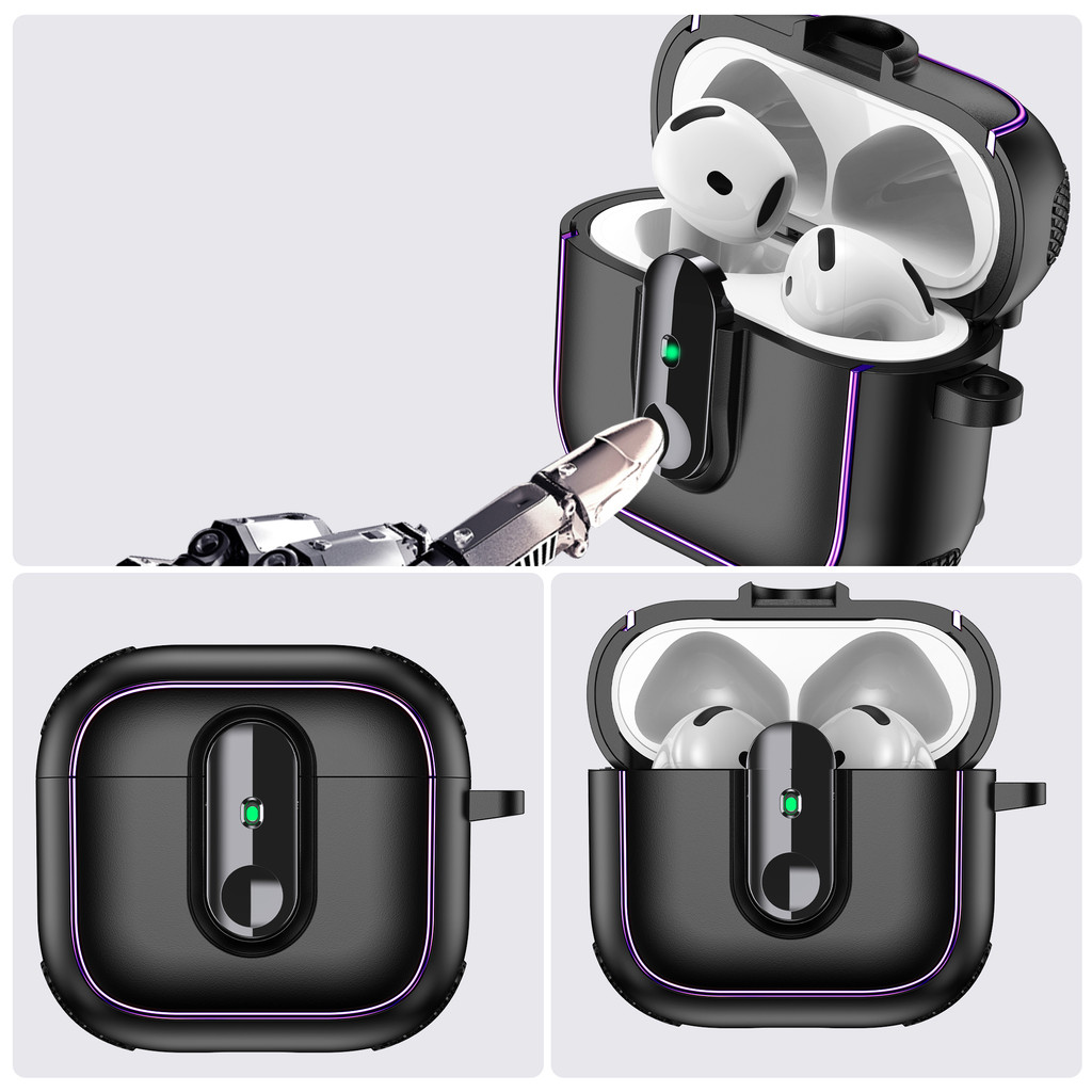 Mango กรณีปลอกสําหรับ AirPods 1 2 3 4 Pro 2 กรณีปลอก Gen 2 3 4 2nd 3rd 4th Gen2 Gen3 Gen4 กันกระแทกปลอดภัยล็อคแม่เหล็กดึงดูดชาร์จคู่สี ราคา ถูกที่สุด โปรบีเคเค