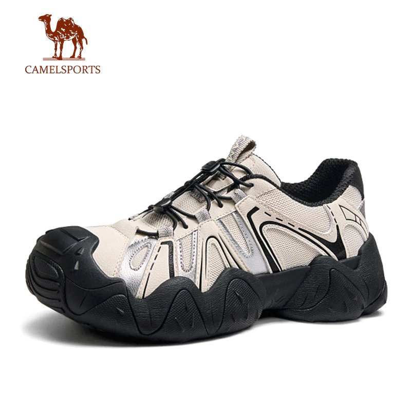 CAMEL SPORTS สไตล์ใหม่ผู้หญิงผู้ชายรองเท้าเดินป่าหัวปิด