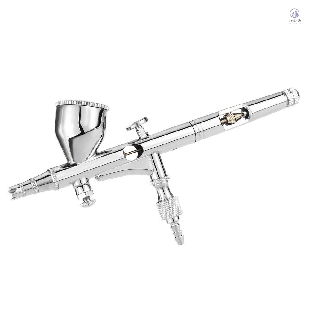 Kkmoon Professional Gravity Feed Airbrush ชุดสําหรับภาพวาดศิลปะ Tattoo Paint Hobby สเปรย์รุ่น Air แป