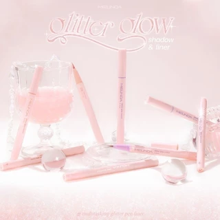 [ หมดอายุ 29/11/2026 ] Meilinda อายแชโดว์ กลิตเตอร์ ไฮไลท์ Glitter Glow Shadow & Liner (MC3125)