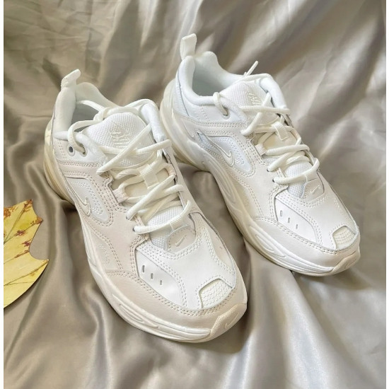 【ของแท้ 100%】Nike M2K Tekno Phantom Sports shoes gray white สบาย ๆ