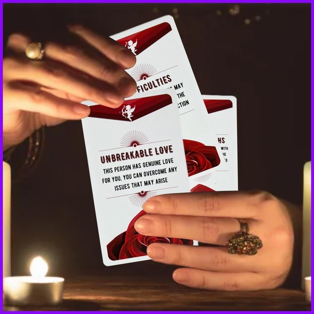 ไพ่ทาโรต์ภาษาอังกฤษ The Love Angel Oracle Cards Fate Divination Oracle สําหรับงานปาร์ตี้