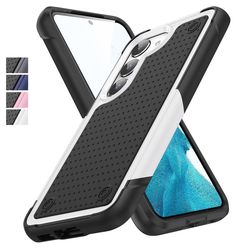 เคสโทรศัพท์มือถือแบบนิ่ม PC แข็ง กันกระแทก สองชั้น สําหรับ Samsung Galaxy S23 S22 S21 Plus Ultra S21