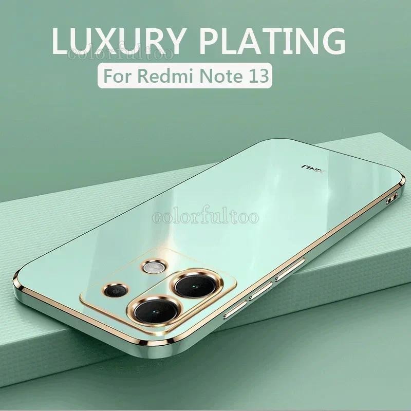 เคสโทรศัพท์ซิลิโคน TPU แบบนิ่ม กันกระแทก ป้องกันเลนส์กล้อง สําหรับ Redmi Note 13 5G Note 13 Pro Plus 13Pro+ Note13Pro+ 4G 5G