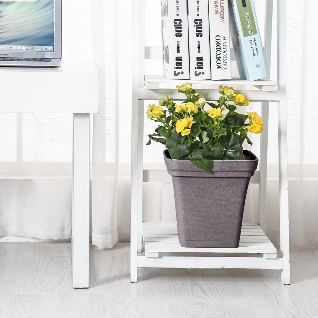 LOCAL789 Tree’ O กระถางต้นไม้ รุ่น 6PY024-GY ขนาด 25 x 25 x 24 ซม. (10นิ้ว) สีเทา ร้านอยู่ในไทย