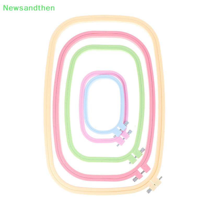 Newsandthen สะดึงปักครอสติช พลาสติก ทรงสี่เหลี่ยม 5 ขนาด DIY