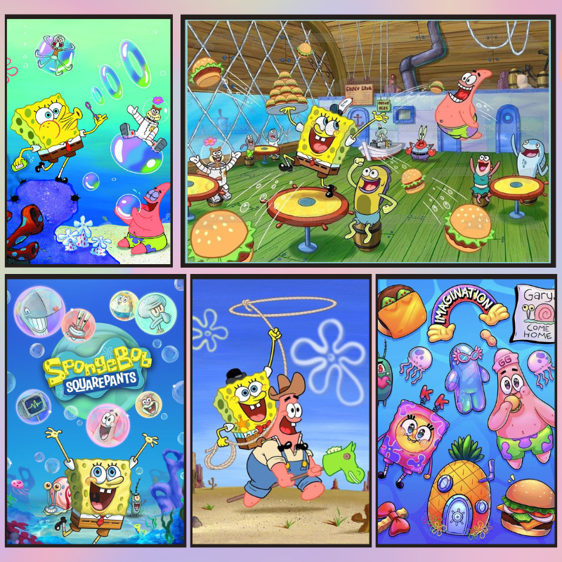 📣พร้อมส่ง📣【SpongeBob】jigsaw puzzle-จิ๊กซอว์-300-1000-ชิ้น- ชิ้นของเด็ก จิ๊กซอว์ไม้ 1000 ชิ้น จิ๊กซอว์ 1000 ชิ้นสำหรับผู้ใหญ่ จิ๊กซอ จิ๊กซอว์ 500 ชิ้น🧩21-8 จิ๊กซอว์ 1000 ชิ้น สำหรับ ผู้ใหญ่ ตัวต่อจิ๊กซอว์ จิ๊กซอว์ การ์ตูน