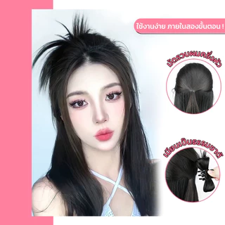 กิ๊บผมปลอม แฮร์พีชแบบกิ๊บ สไตล์เกาหลี ไหมนิ่ม RenKin&Pursue