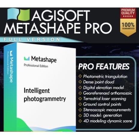 [พร้อมส่ง] Agisoft Metashape Professional (Photo Scan) 1.7.4 🔥 Latest Updated 🔥 Full Version 🔥 Lifet