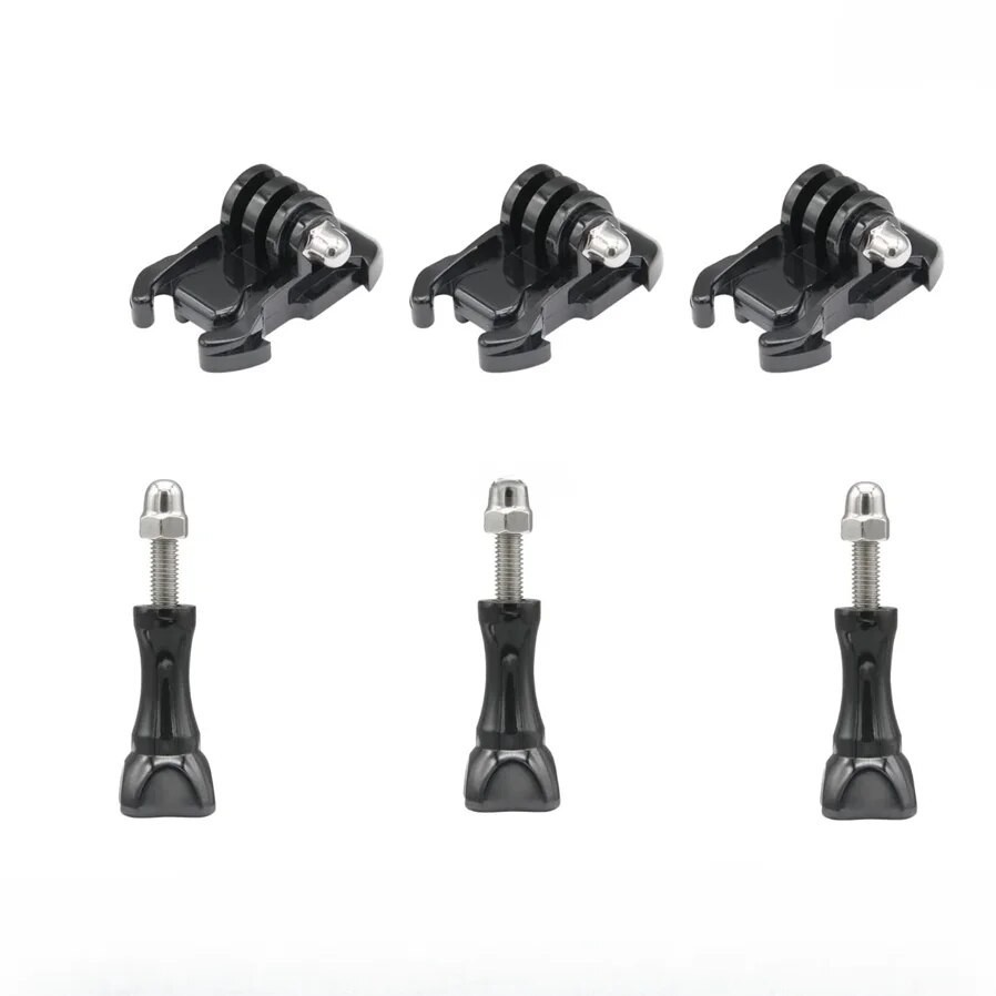 Buckle Clip Basic Mount for Gopro Go Pro Hero 3+ 4 5 6 7 8 9 10 11 12  Case Helmet for XiaoMi yi cam